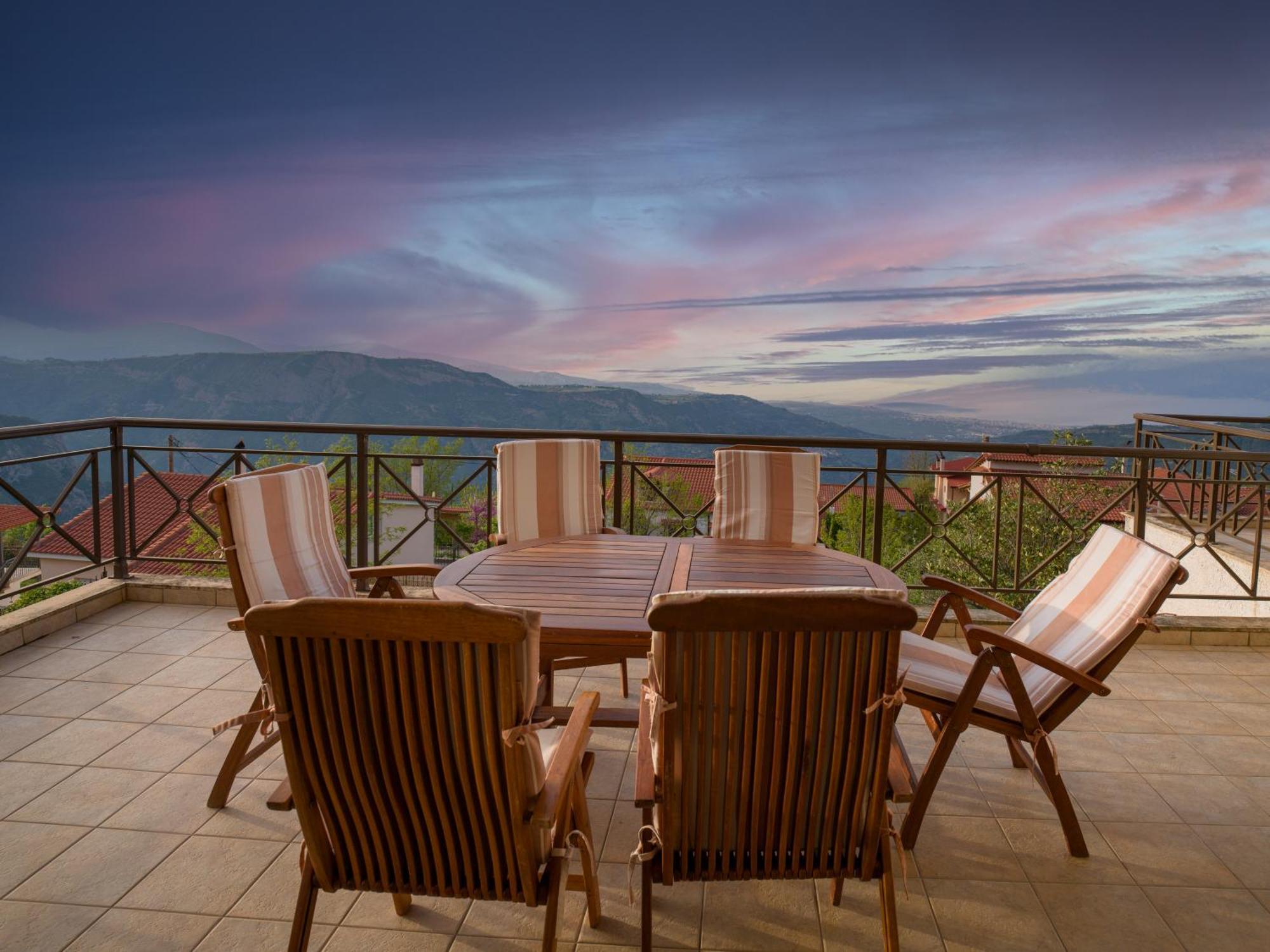 Traditional Luxury Villa Armonia Aegium Buitenkant foto